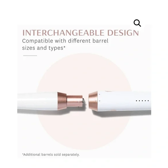 White and Rose Gold Hair Styling Tool Set display picture 3